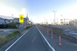 大阪府貝塚市福田の野立て看板枠
